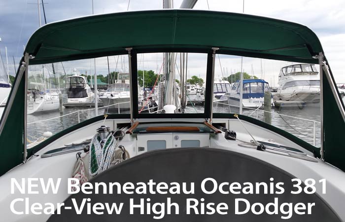 Beneateau Oceanis 381 Custom Clear-View Dodger